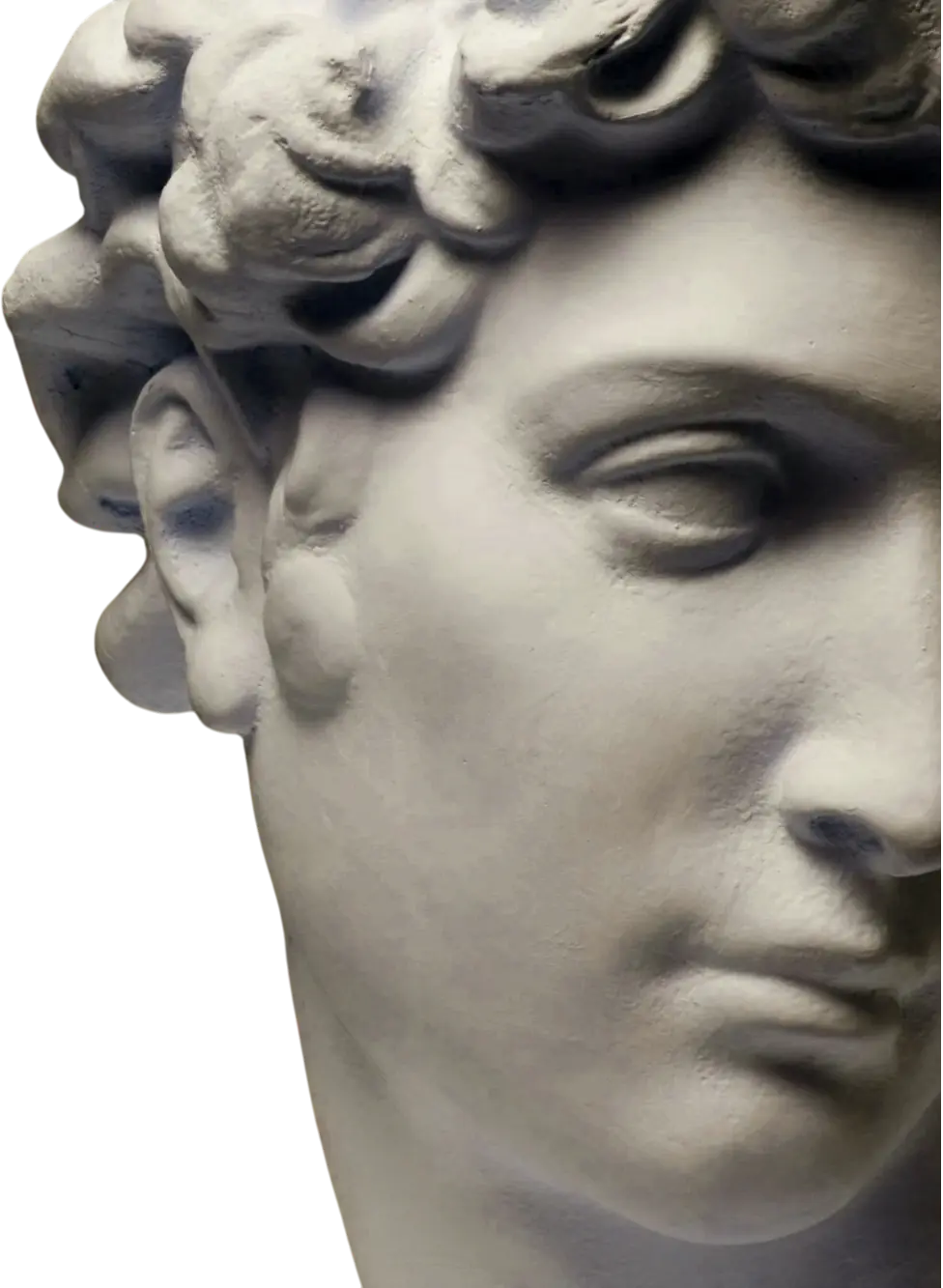 Statue classique symbolisant la réflexion philosophique
